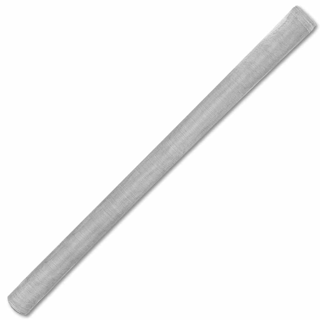 Aluminum Mesh Screen 39.4x196.9 Inch Silver O164186