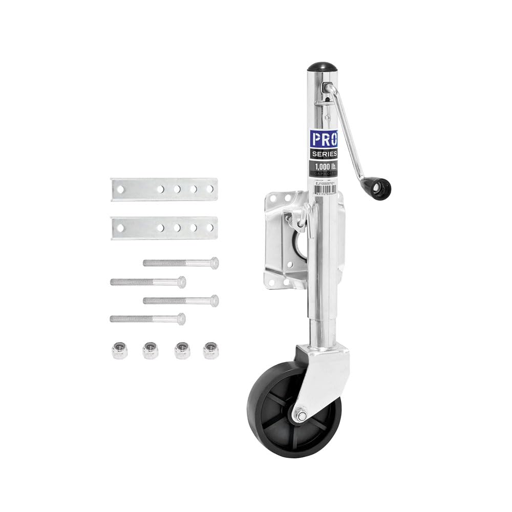 Utility Trailer Jack, Side Mount, 1,000 lbs. Lift Capacity, 10 Inch Travel Q554873