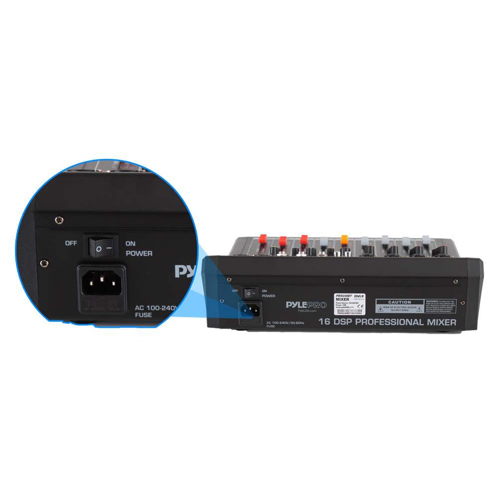 4-Channel Bluetooth Audio Mixer with USB and XLR H340330