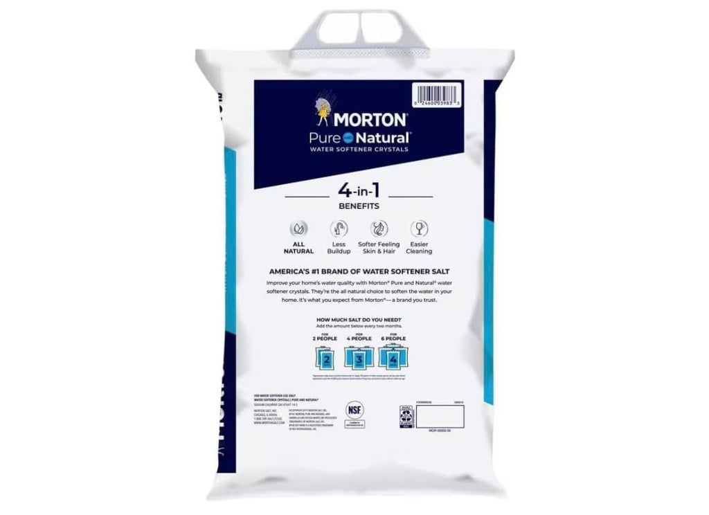 Pure and Natural Water Softener Crystals 40 lb 6 Packs Y366