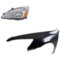 Replacement Headlight Lamp Set Left Hand Side Sedan D838097