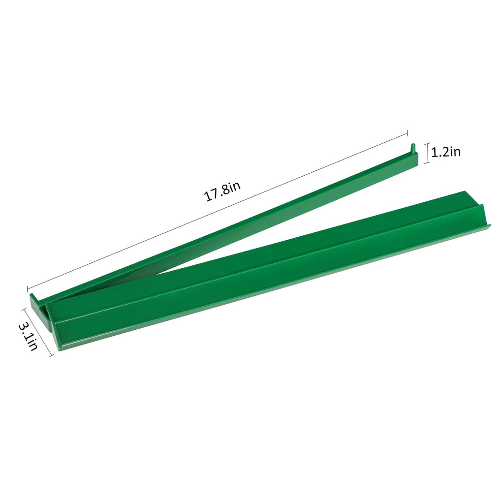 Green Mahjong Racks with Pushers 4 PCS B3203