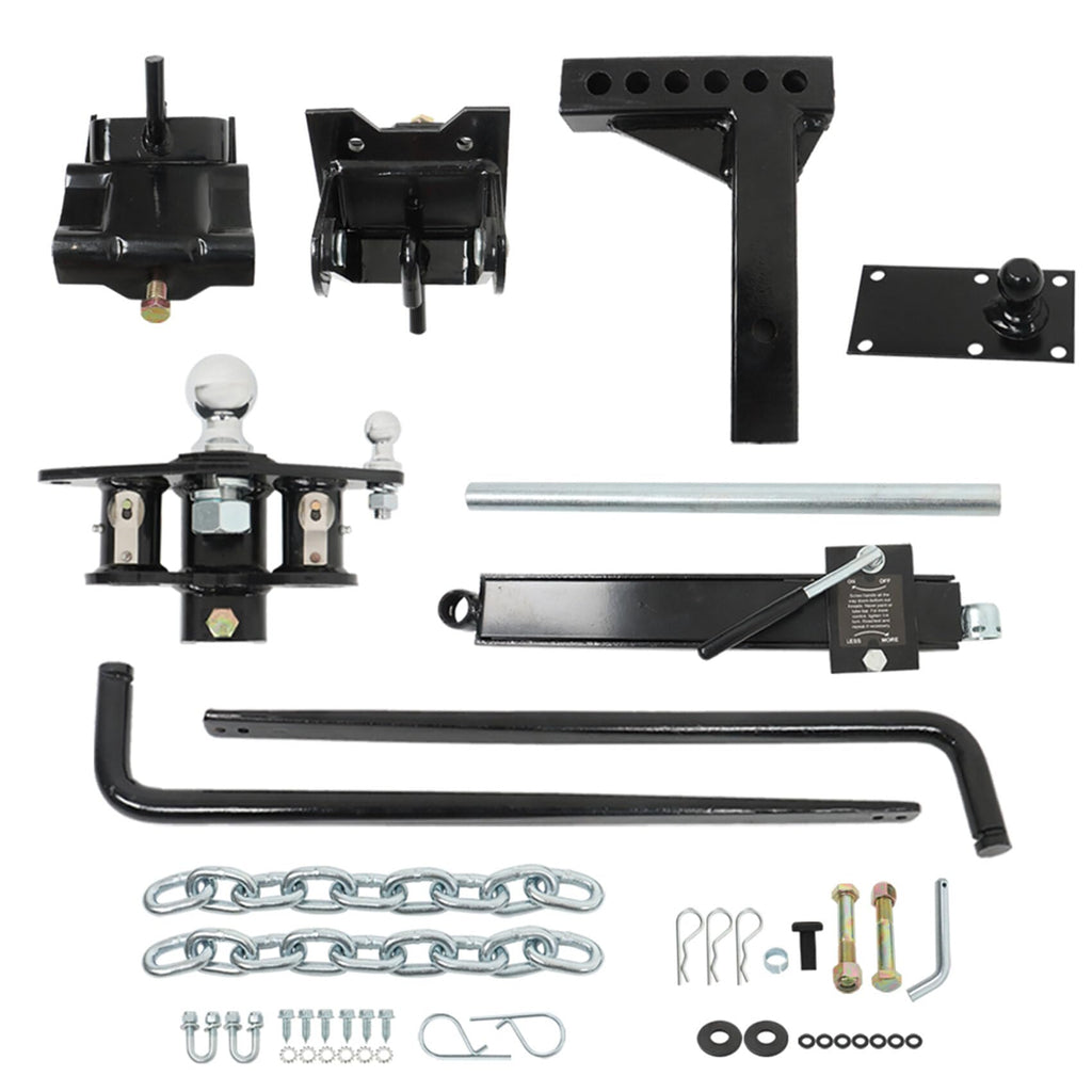 1000 lbs Weight Distribution Hitch Kit with Sway Control 2-in Shank P18105