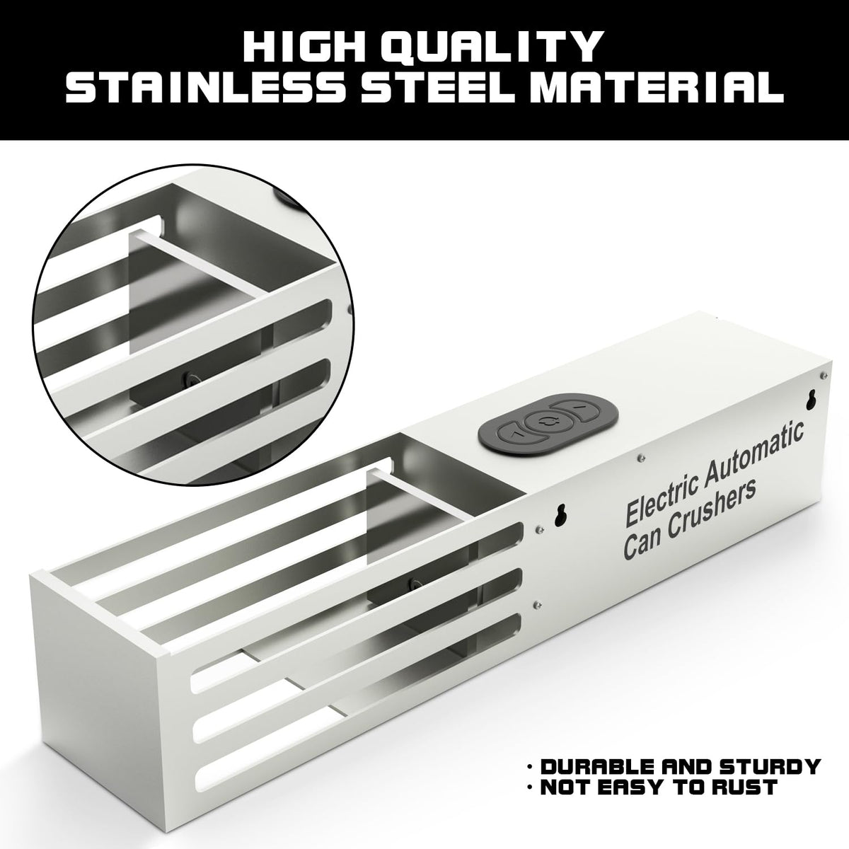 Electric Can Crusher Wall Mounted 12oz & 16oz G442990