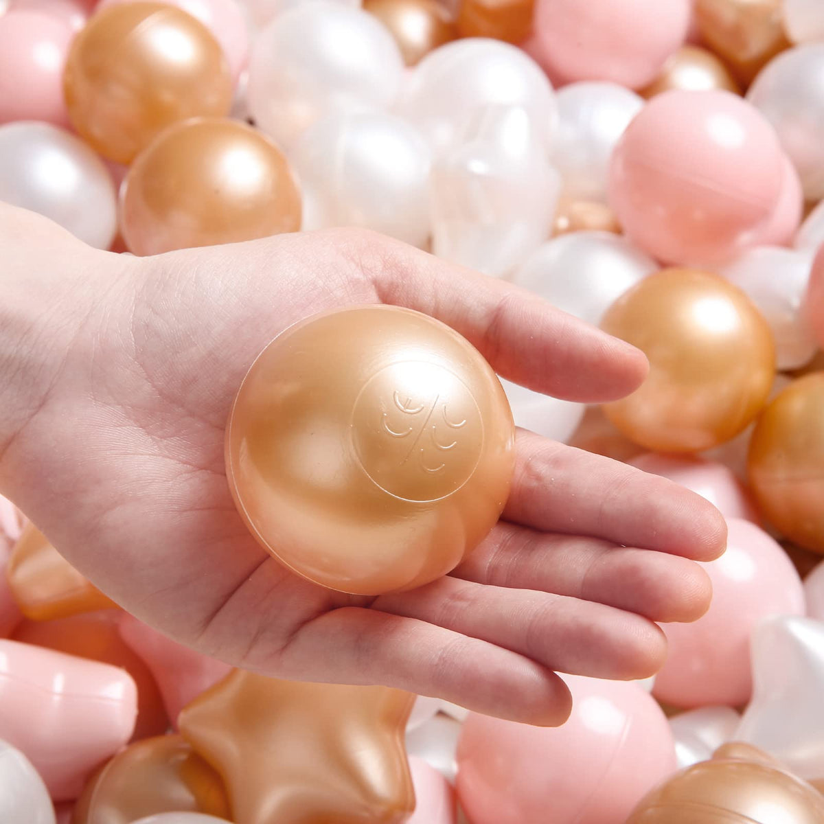 50 100 200 Count Star Ball Pit Balls Non-Toxic Plastic U62990