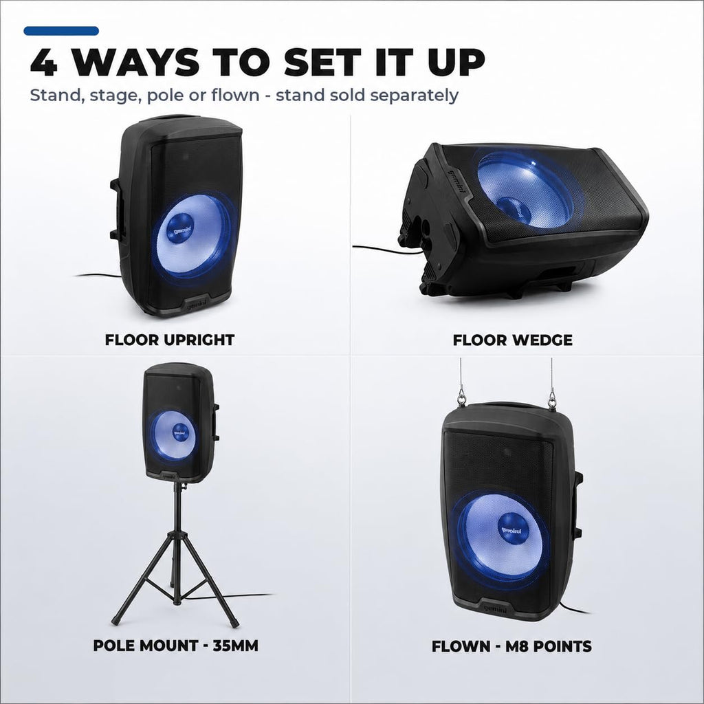 2000W 15 Inch Bluetooth PA Speaker B618941