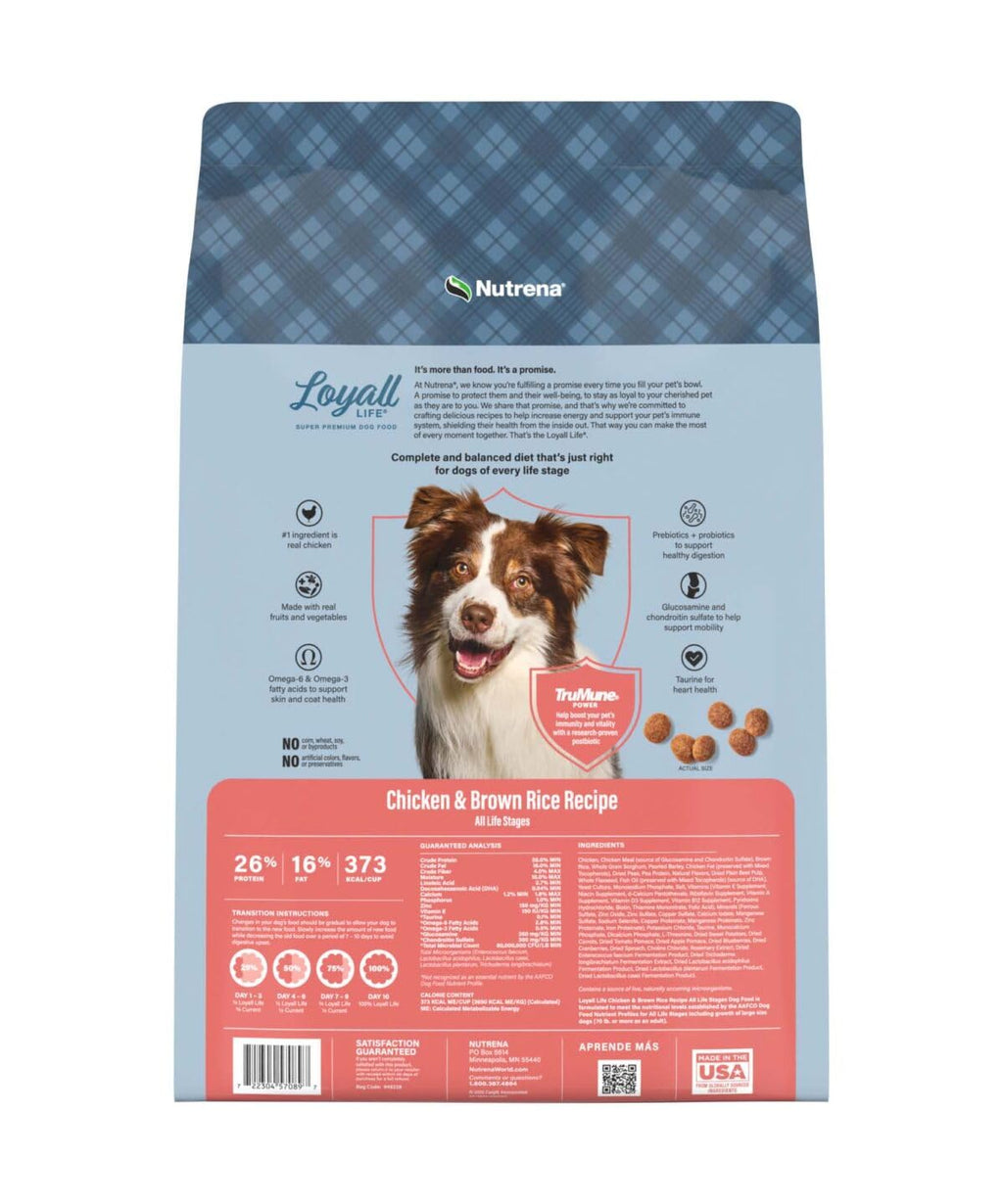 Chicken and Rice Dog Food 20 Pounds J363