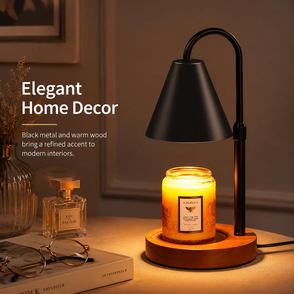 Flameless Candle Warmer Lamp with Timer and Dimmer D34951