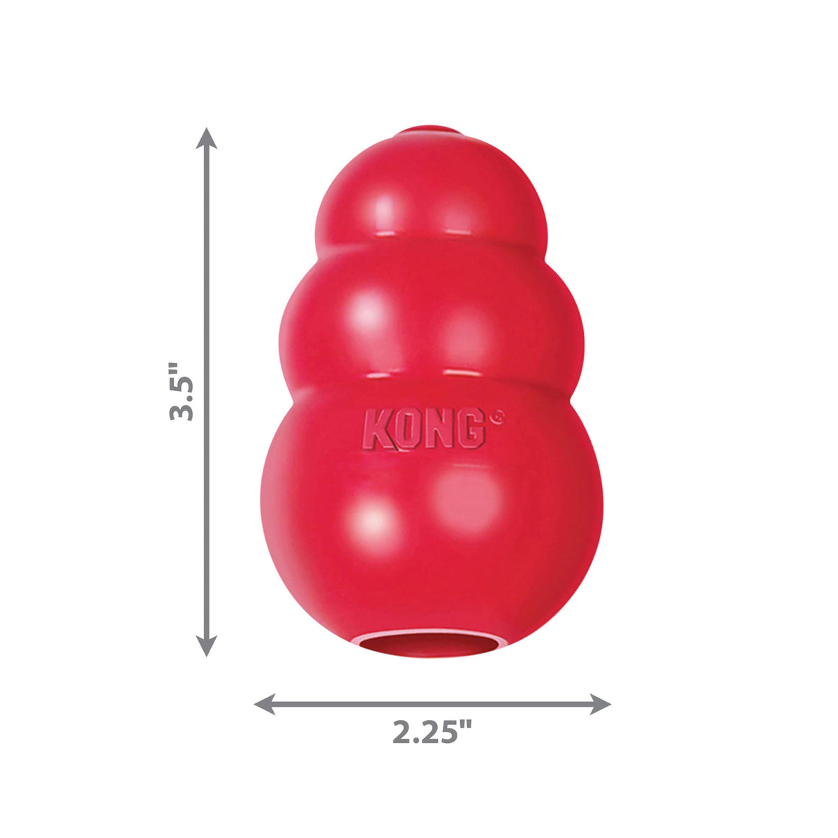 Classic Stuffable Natural Rubber Dog Toy U391063