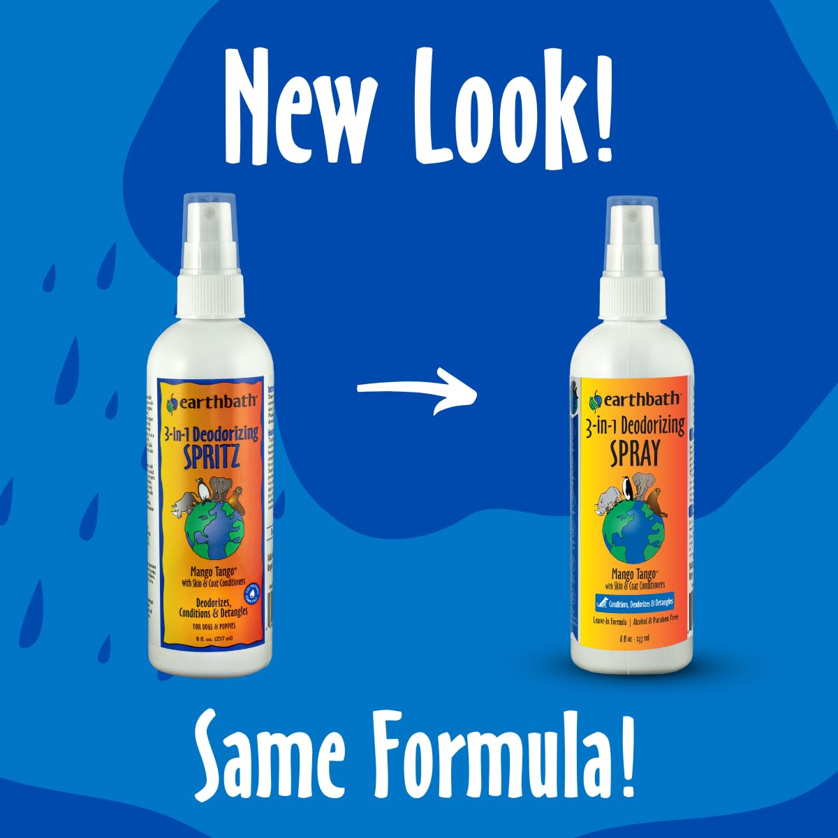 Mango Tango Dog Deodorizing Spray 8 oz 2 Pack A6615