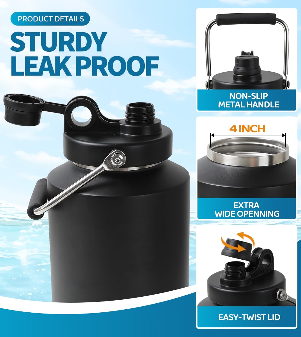 128 oz Stainless Steel Insulated Water Jug R88375