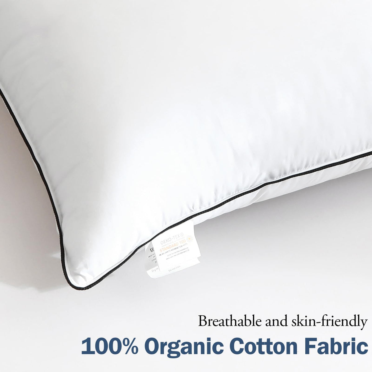 King Size Goose Feather Down Pillows Set of 2 X820