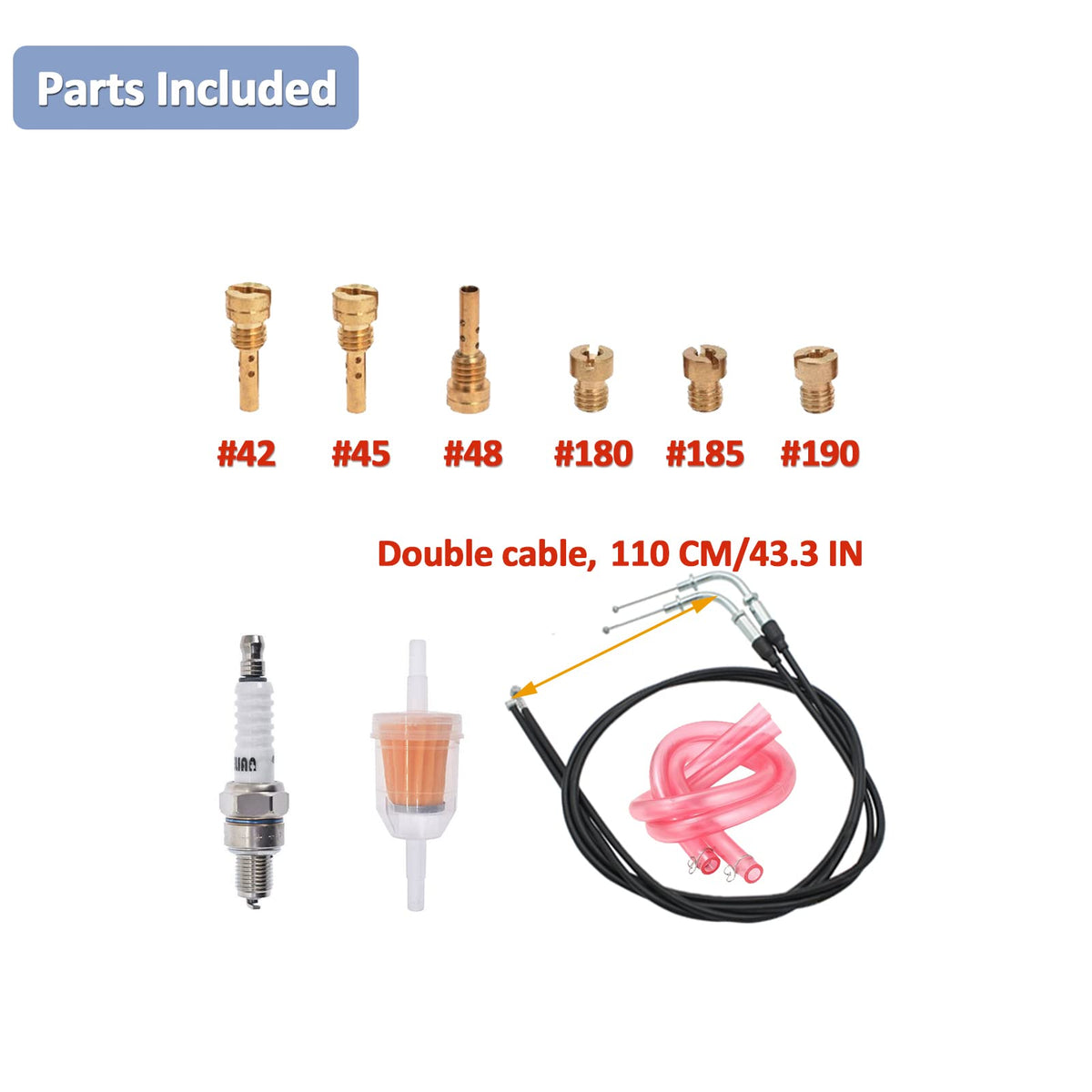 Carburetor & Throttle Cable L524