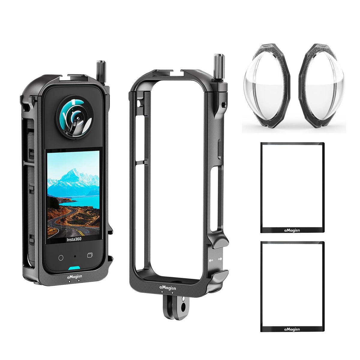 Aluminium Protective Cage with Lens Guards and Screen Protector G6832