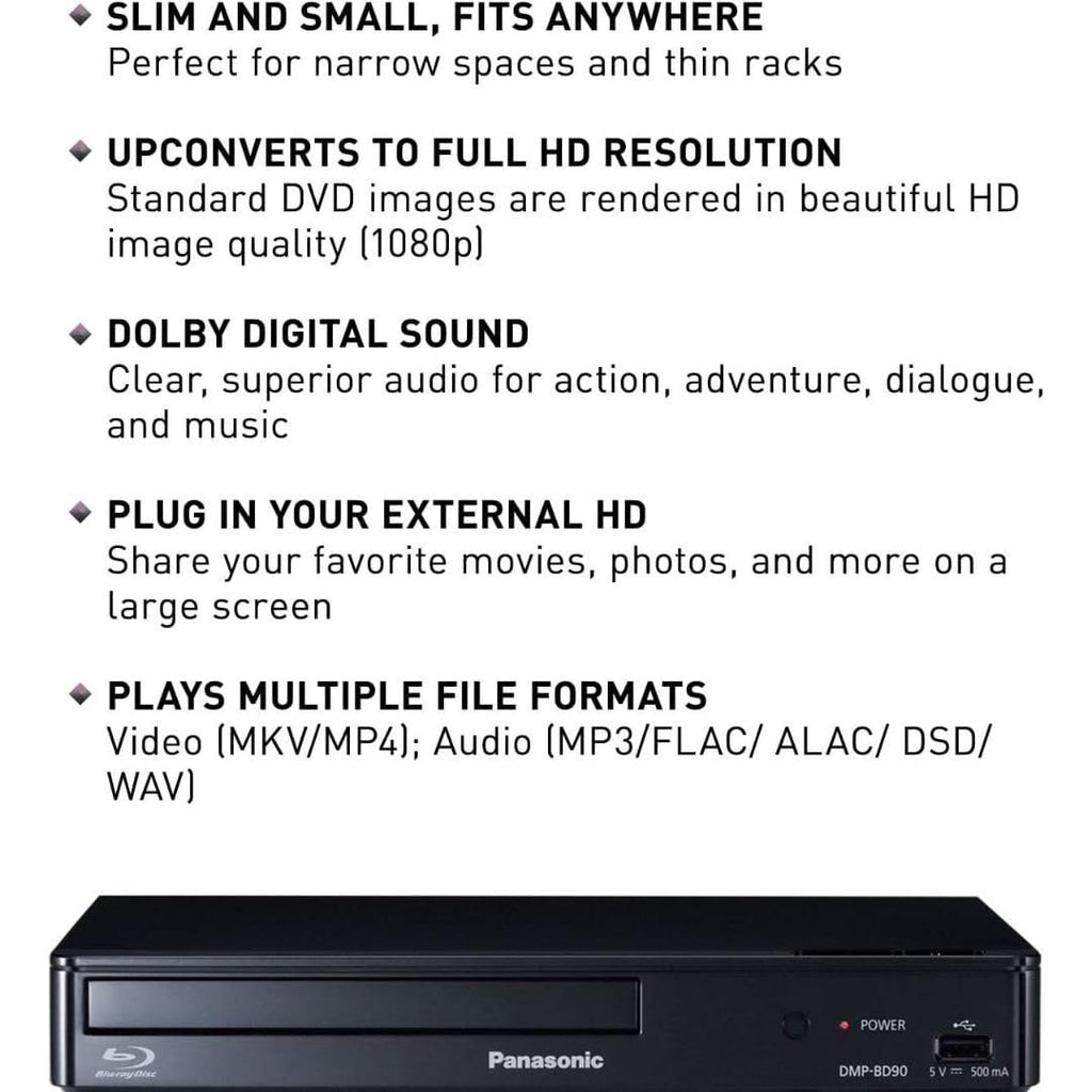 Blu-ray DVD Player with Full HD and Dolby Digital Sound Z5585