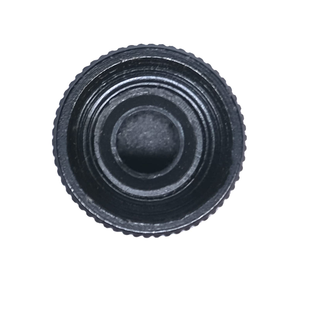 4 Pcs Metal Dome Tone Guitar Control Knobs with Allen Keys Screws Set Black J8811