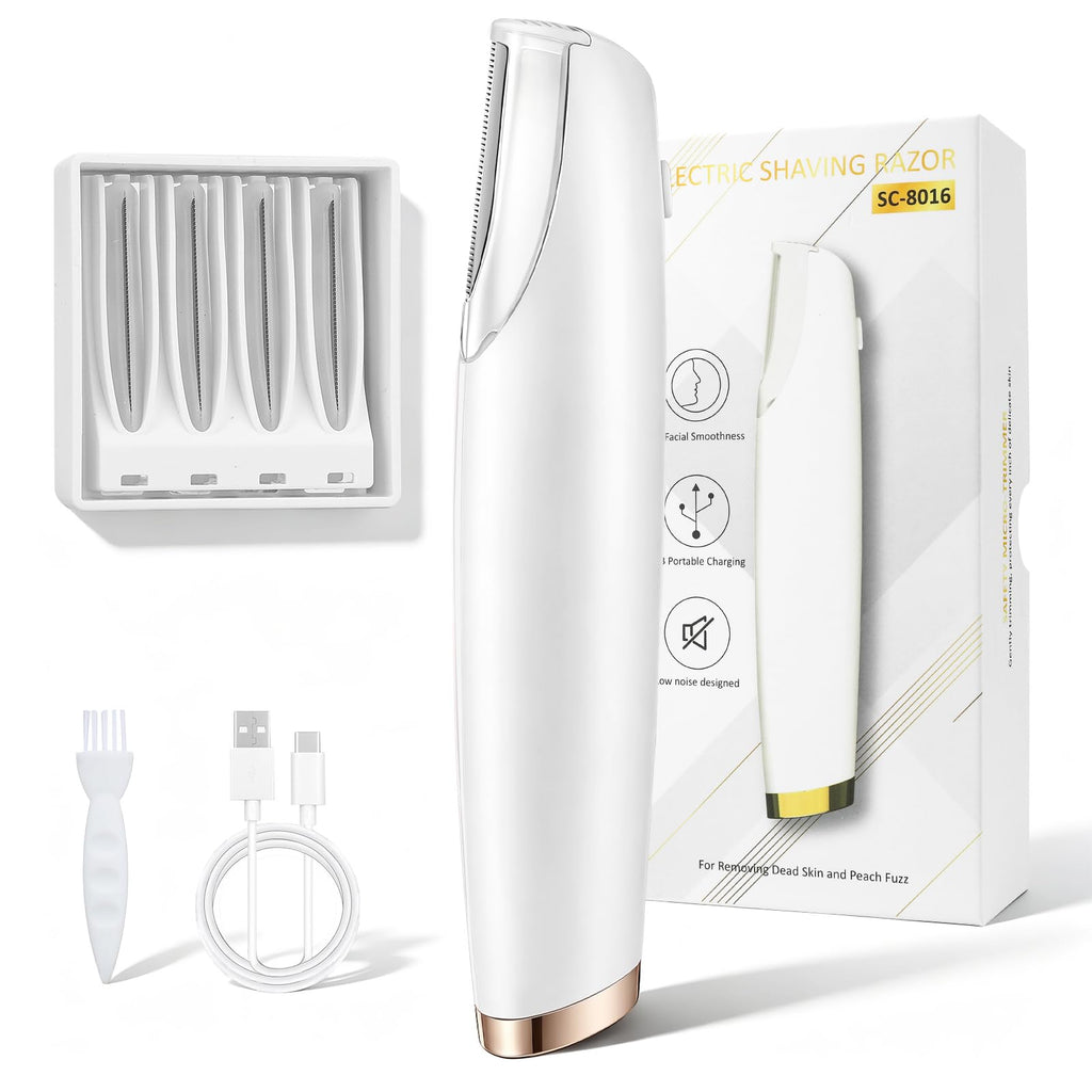 Rechargeable Dermaplane Razor with 5 Replacement Blades G465090