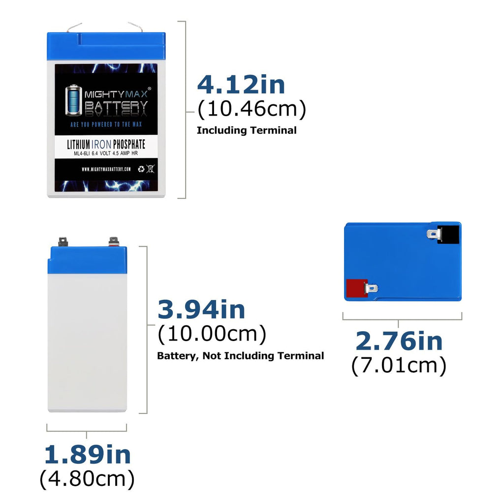 6V 4.5AH Lithium Replacement Battery H17055
