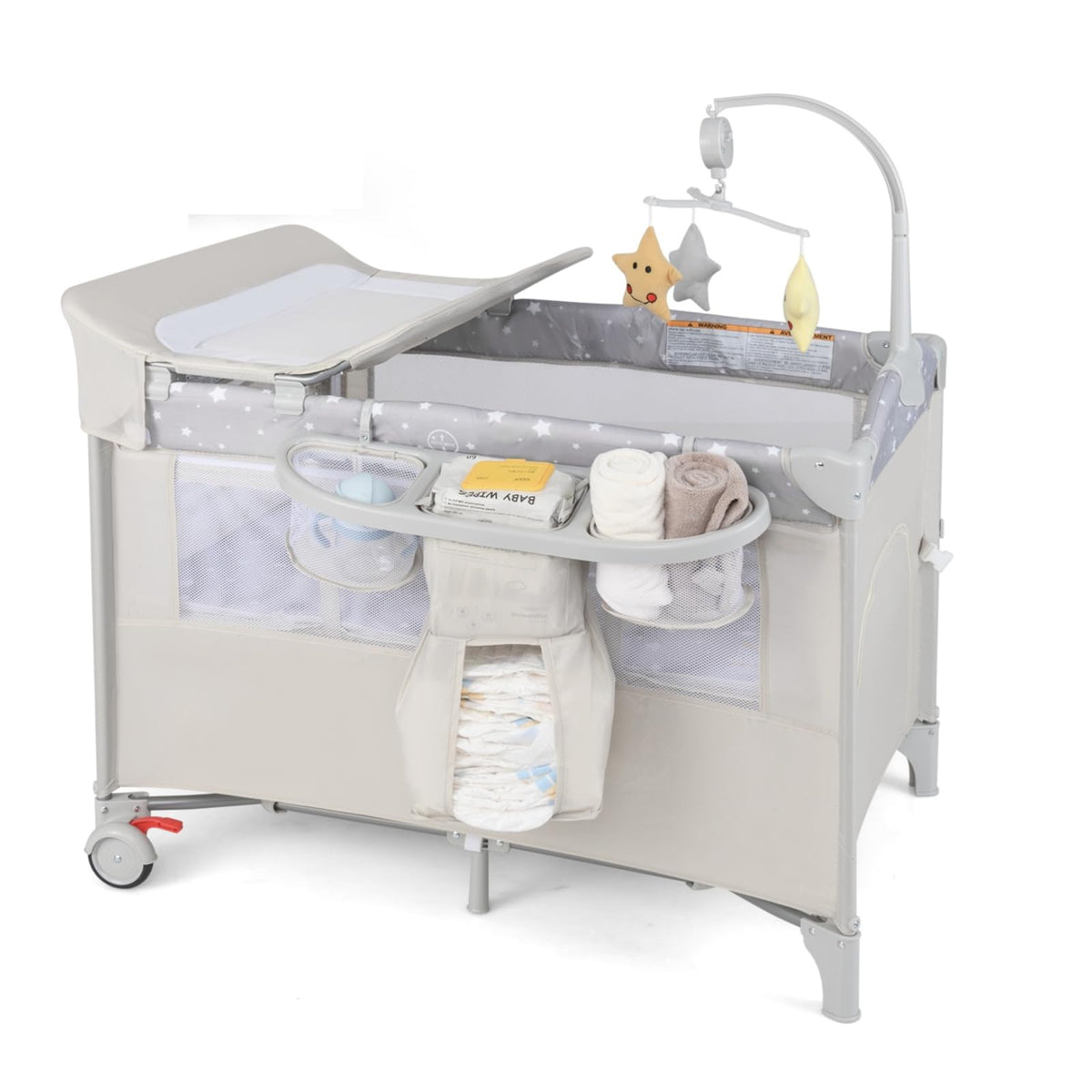 5-in-1 Pack and Play Bassinet Playard P888162