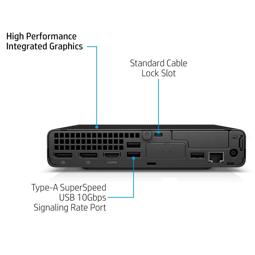 Intel i7 16GB DDR5 512GB SSD Windows 11 Pro Compact Desktop Computer O849