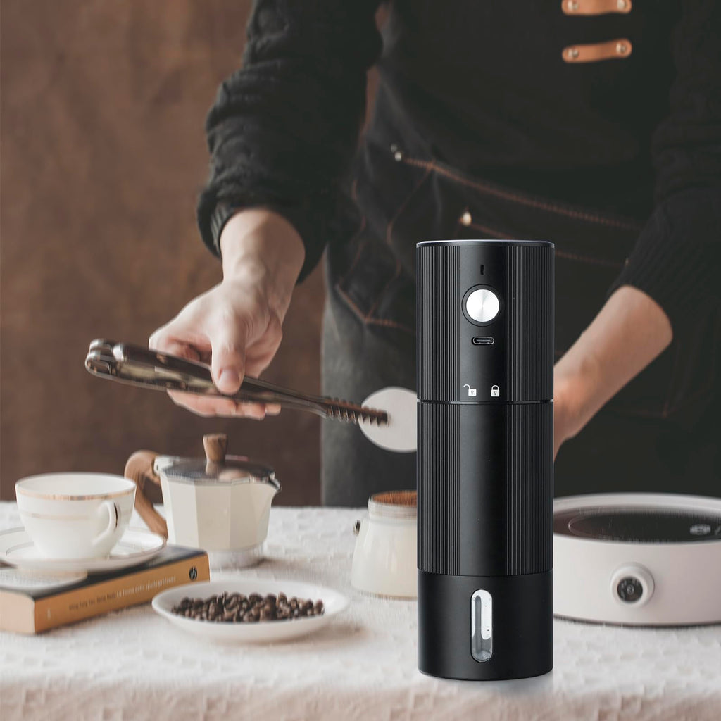 Portable Cordless Conical Burr Coffee Grinder with 45 Adjustable Settings S208