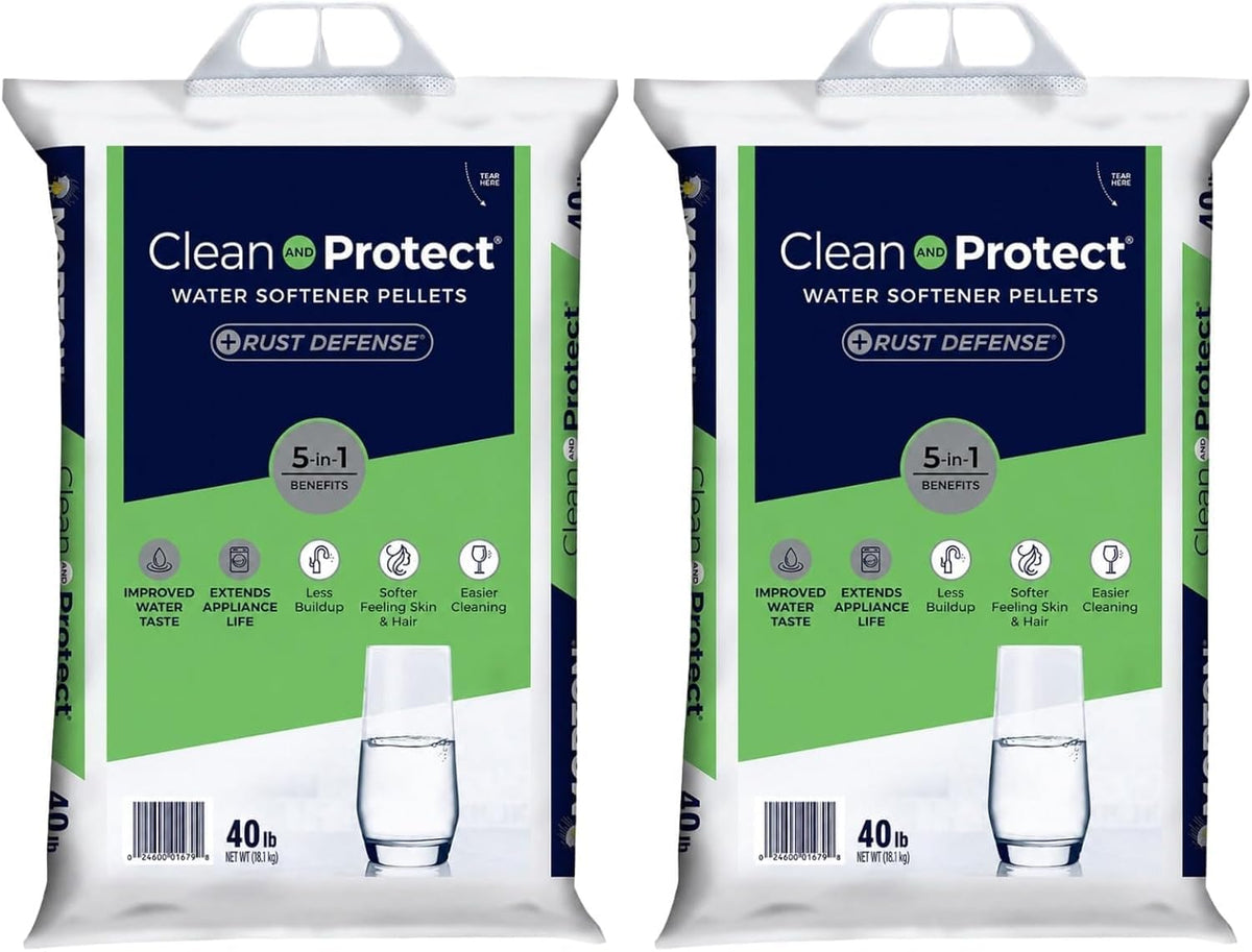 40 lb Water Softener Salt Crystals (Pack of 2) D3622