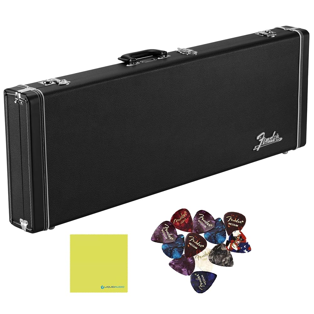 Black Wood Guitar Case R663
