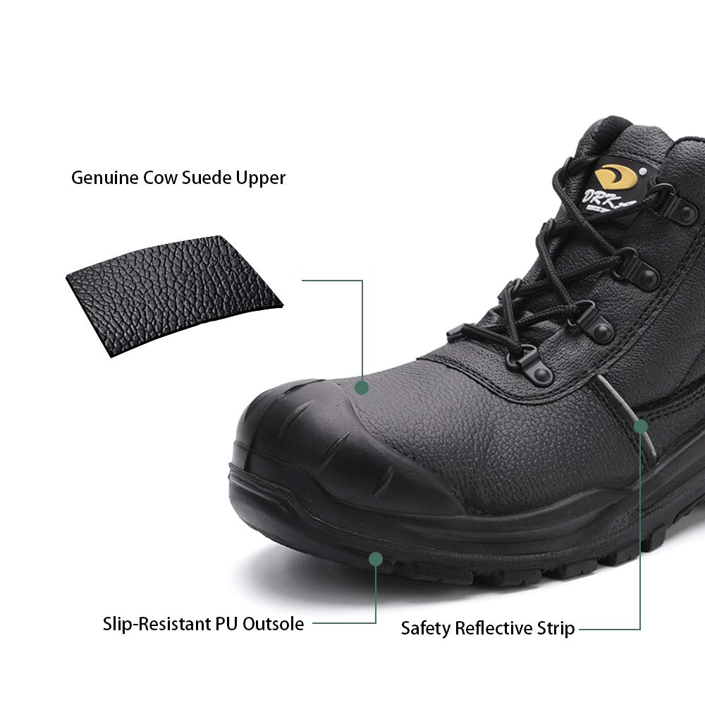 Water Resistant Steel Toe Work Boots U859725