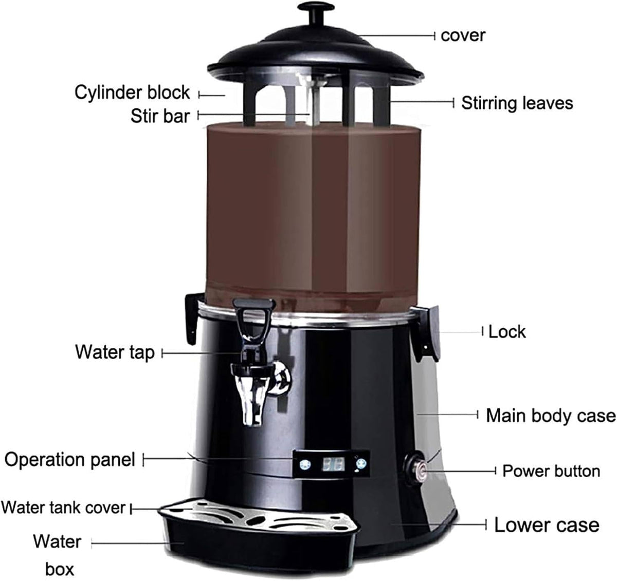 Commercial Stainless Steel Espresso Coffee Machine E1707