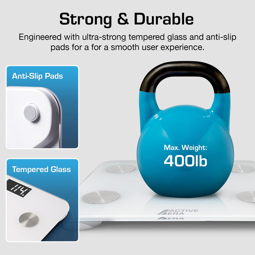 White Digital Bathroom Bluetooth Scale Q411111