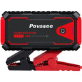 5000A 12V Portable Jump Starter with USB Dual Output LED Light Storage Case R9513