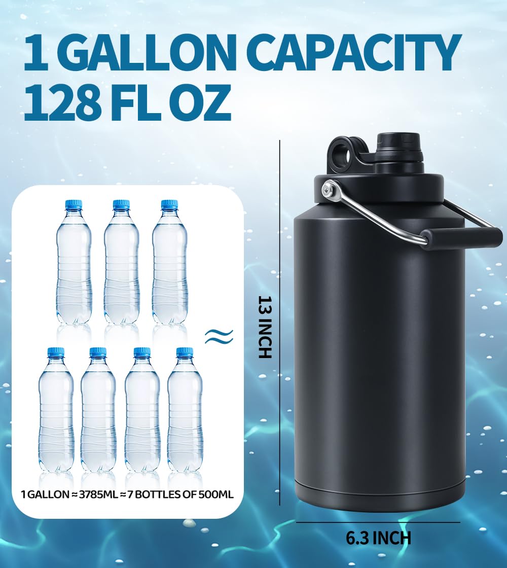 128 oz Stainless Steel Insulated Water Jug R88375