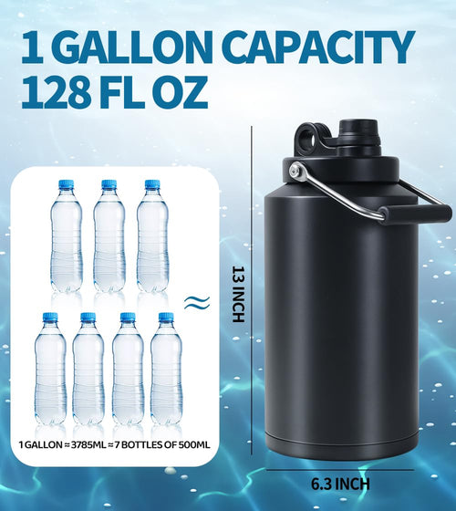 128 oz Stainless Steel Insulated Water Jug R88375