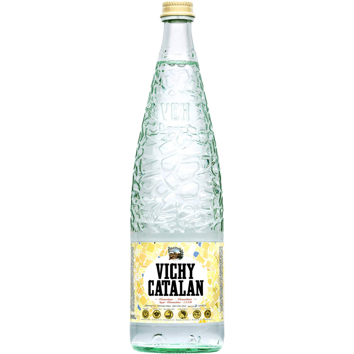 Sparkling Mineral Water 33.8 oz 12 Glass Bottles K93676