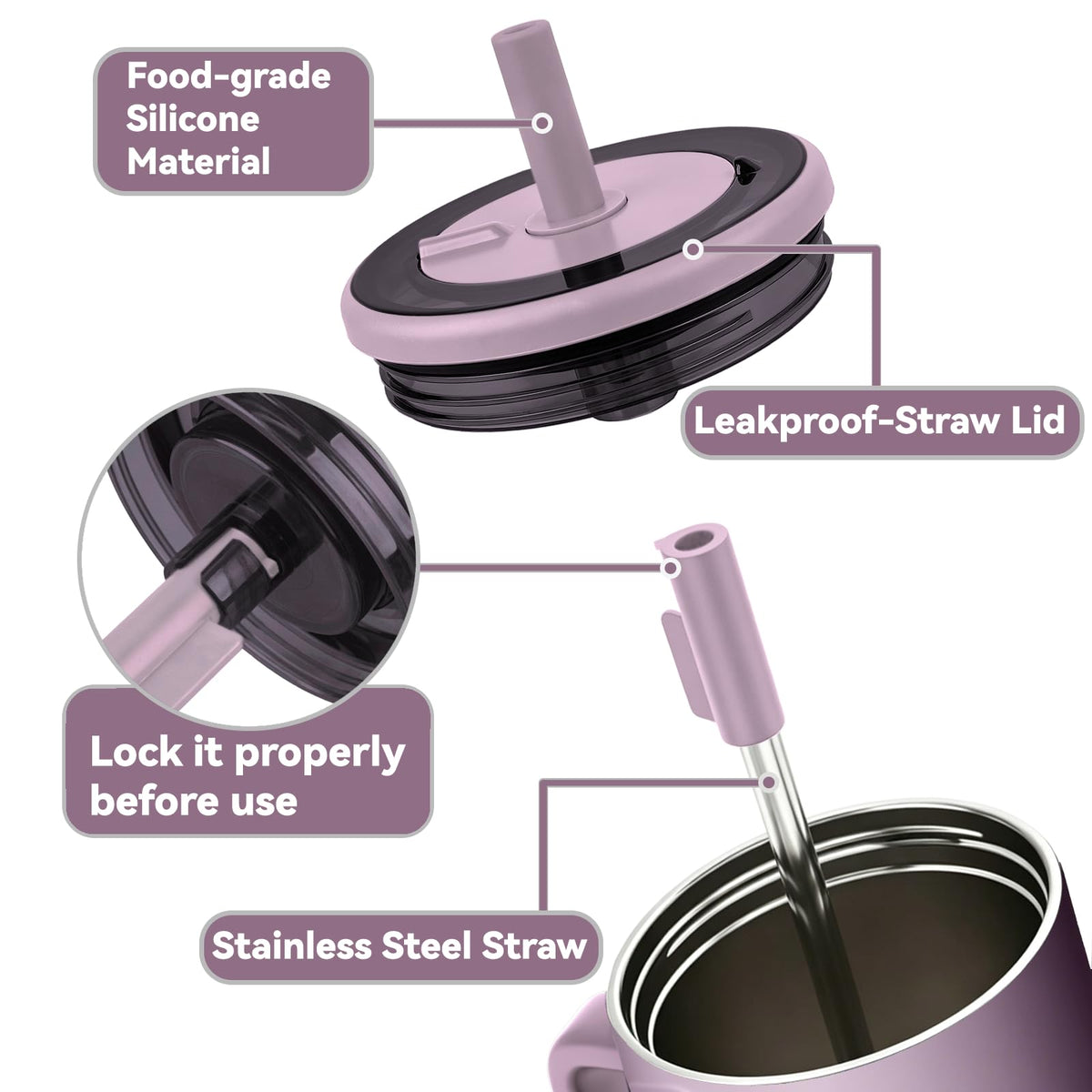 Tumbler Lid Only 30oz L5170
