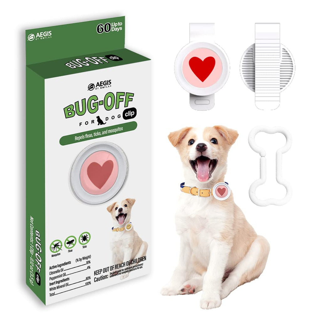 Natural Flea and Tick Repellent Clip for Dogs E44174