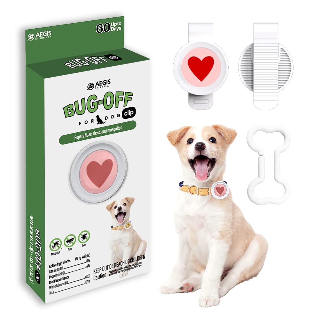 Natural Flea and Tick Repellent Clip for Dogs E44174