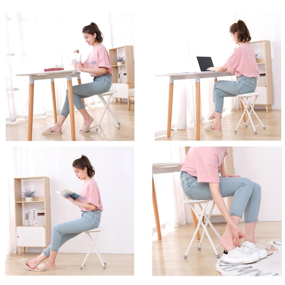 Black 18in Portable Folding Stool T650828