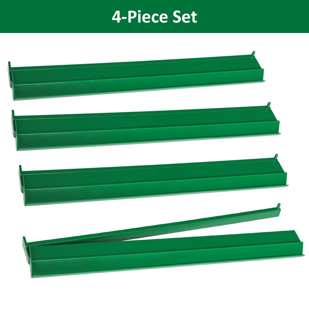 Green Mahjong Racks with Pushers 4 PCS B3203