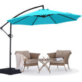 10FT Cantilever Umbrella with Base and Weights Bag Q23456