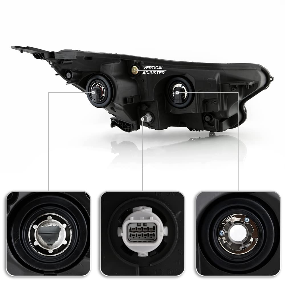 Projector Headlights Headlamps Left+Right E165
