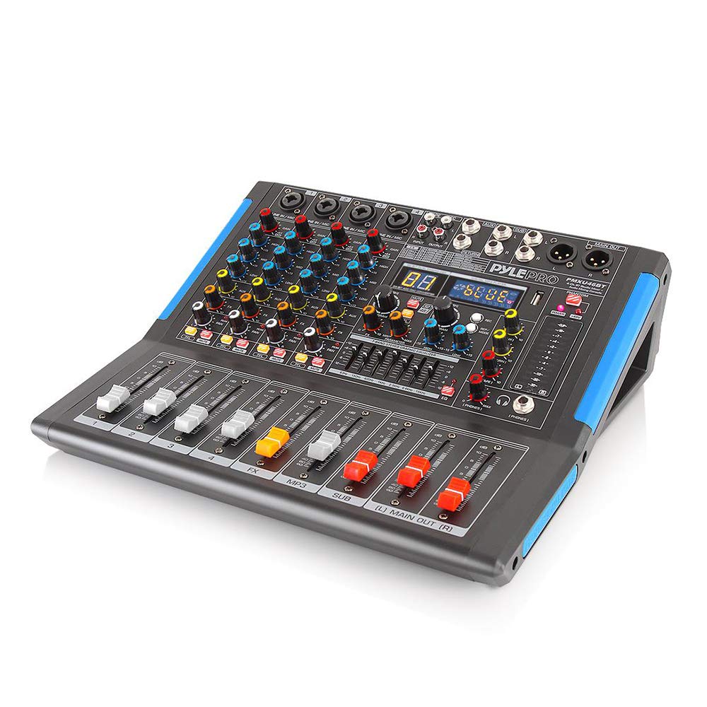 4-Channel Bluetooth Audio Mixer with USB and XLR H340330