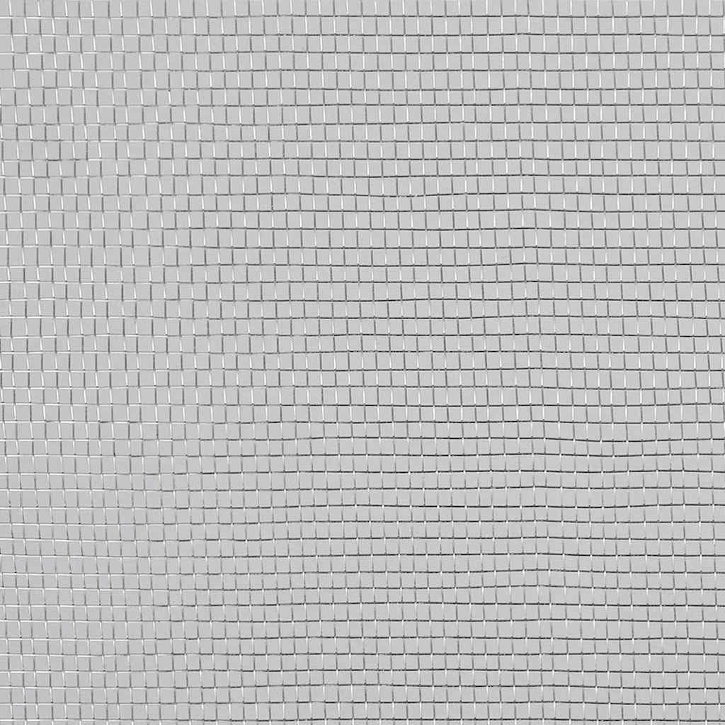 Aluminum Mesh Screen 39.4x196.9 Inch Silver O164186