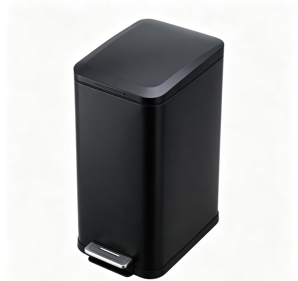 50L Slim Stainless Steel Trash Can with Lid G794