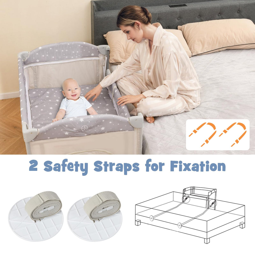 5-in-1 Pack and Play Bassinet Playard P888162