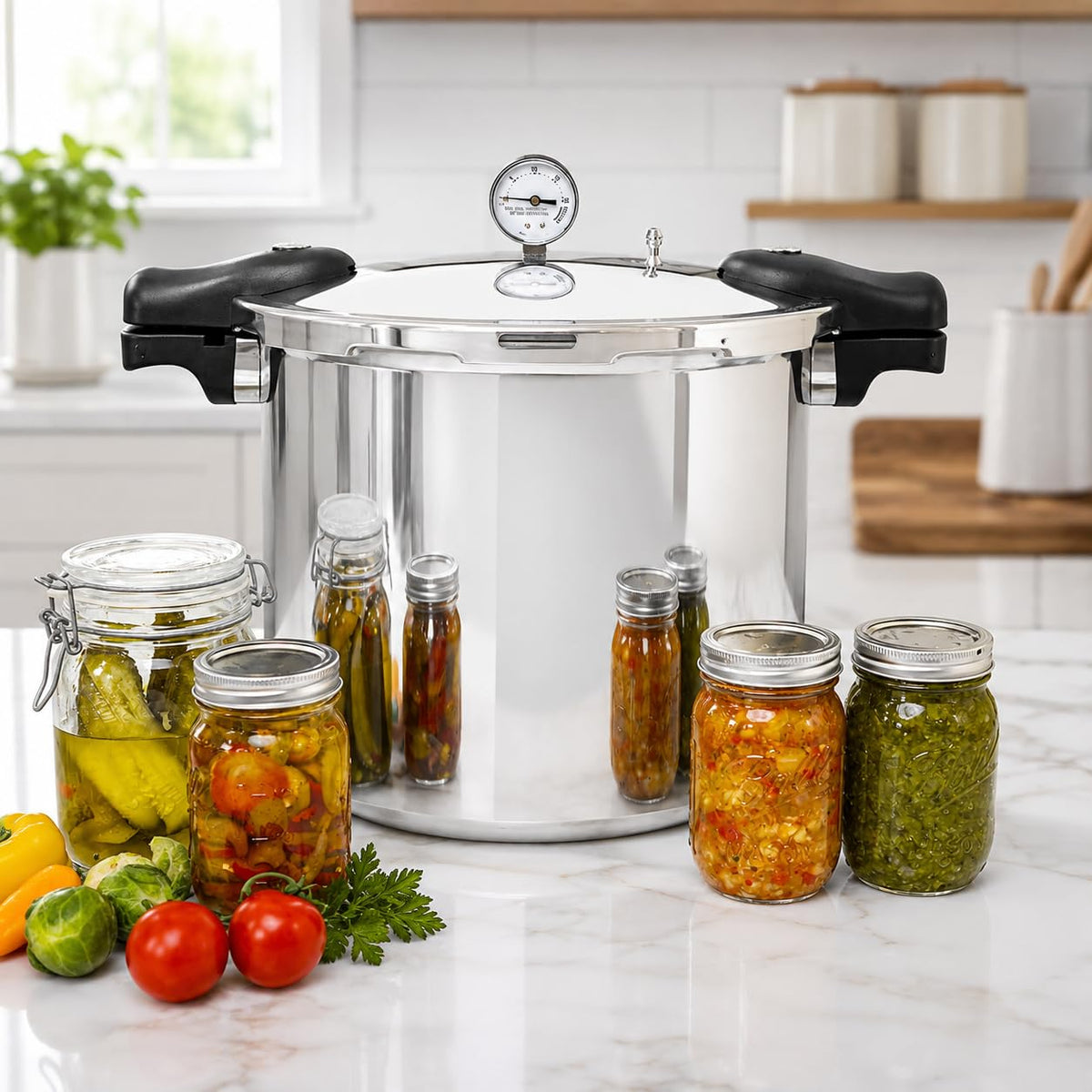 Aluminum Pressure Canner 22 Quarts B12445
