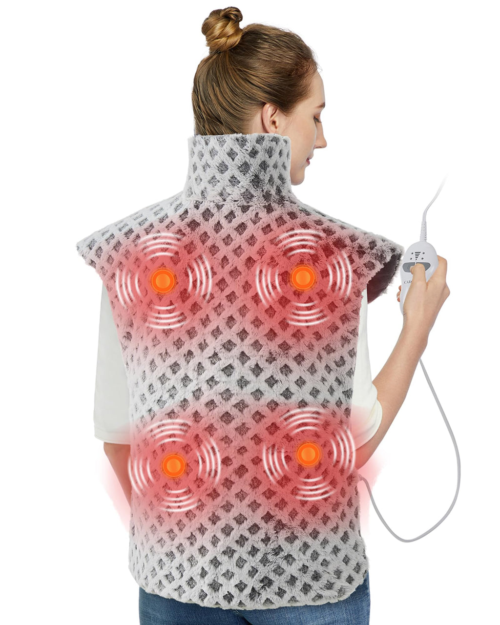 4 Massaging Heating Pad F62353