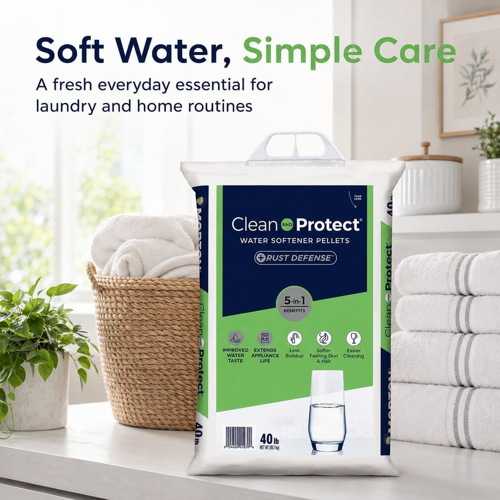 40 lb Water Softener Salt Crystals (Pack of 2) D3622
