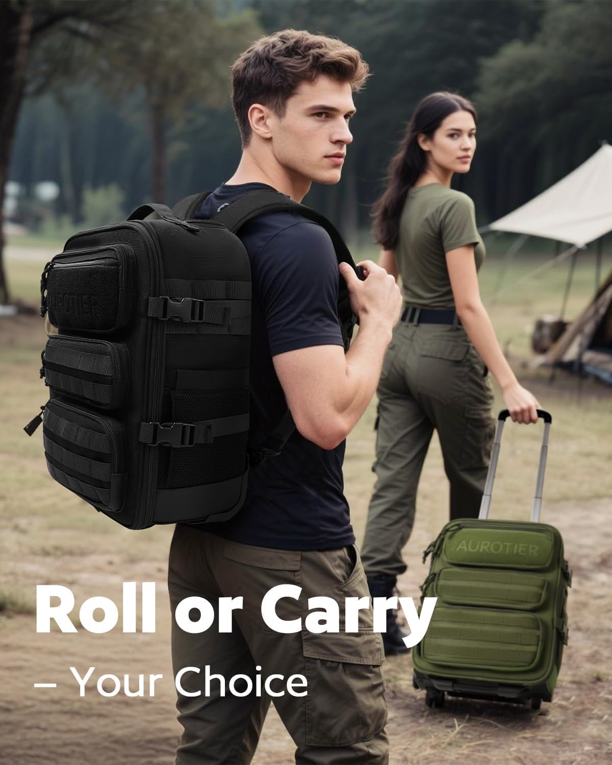 Rolling Wheeled Laptop Backpack I563