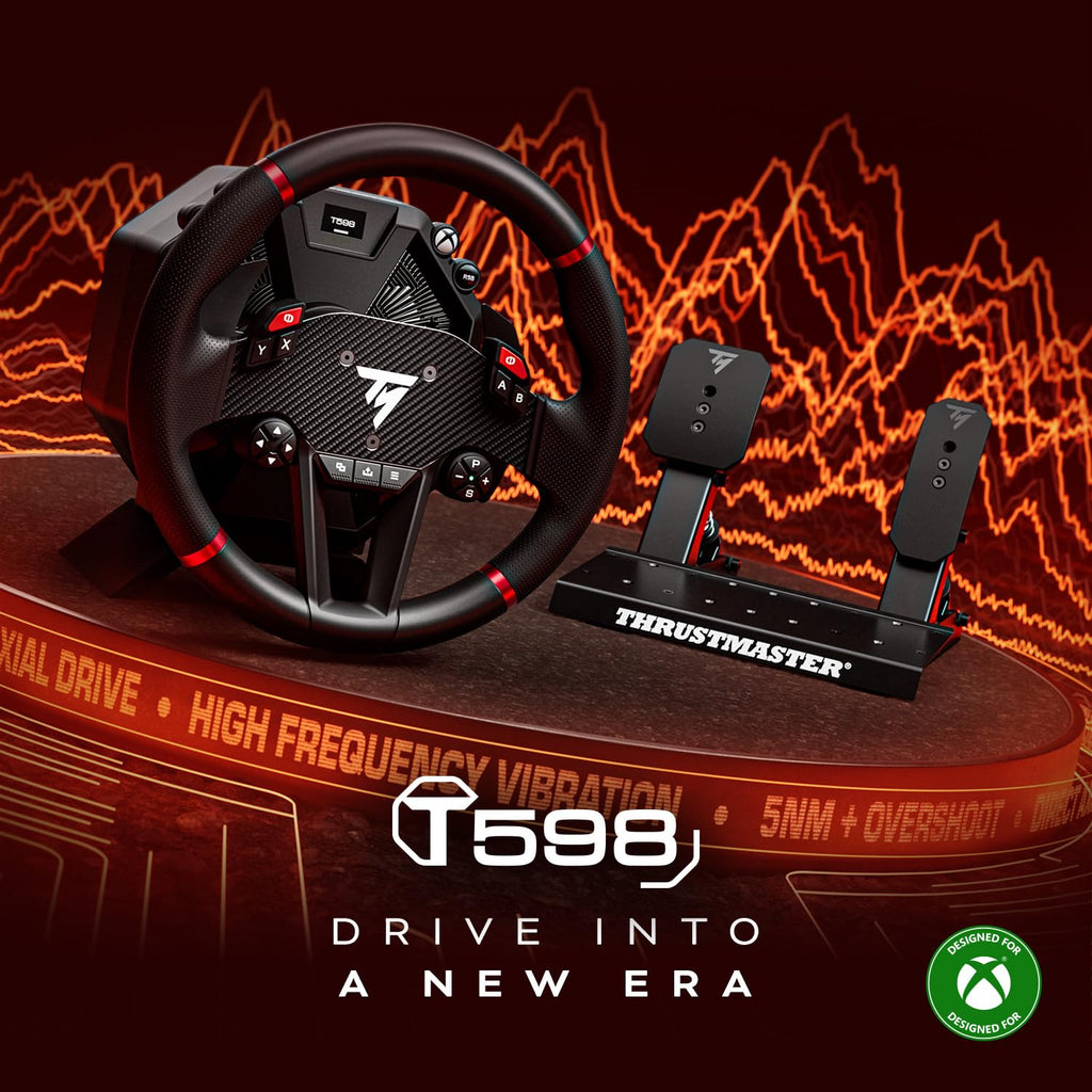 Racing Wheel with Pedals Set F883